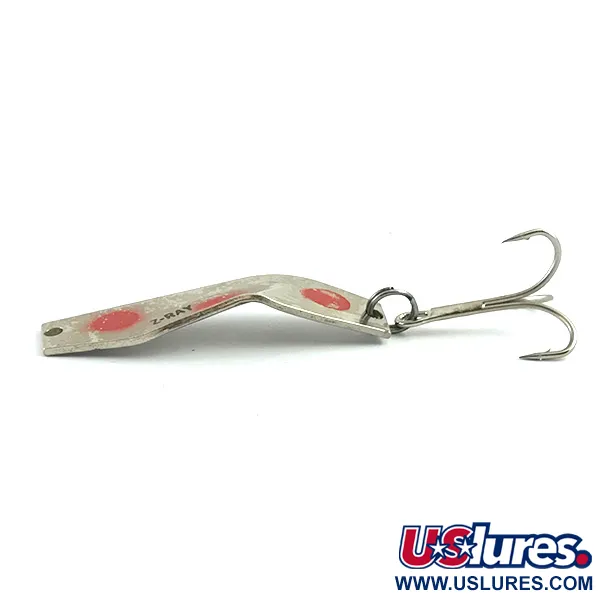 Z-RAY Lures Z-Ray Blizgė, Nikelis / Raudona, 7g, Nikliuota, #5976