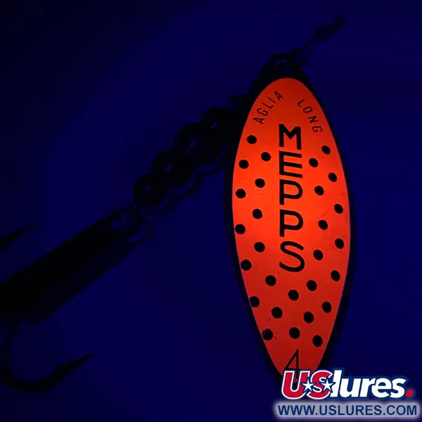 Mepps Aglia Long 2 Sukriukė, Auksinė/Oranžinė, 7.4g, Karklo lapas, #6025