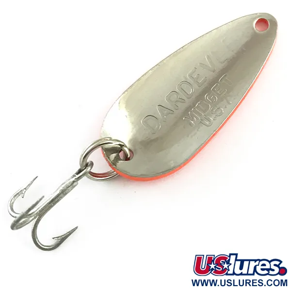 Eppinger Dardevle Midget Blizgė, Red / Black / Nickel, 6g, UV, #6027