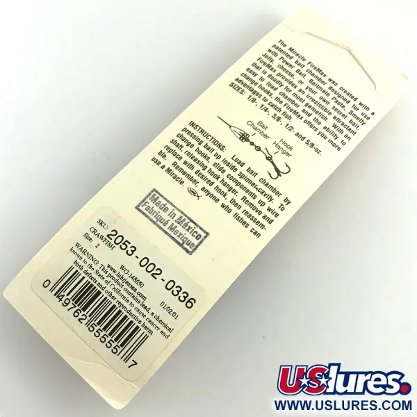 Luhr Jensen Fire Max Miracle 2 UV Sukrė, Krevetė, 7g, UV, #6044