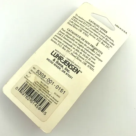 Luhr Jensen Loco 1 Vartiklė, Auksinė, 4g, Prism Lite, #6052