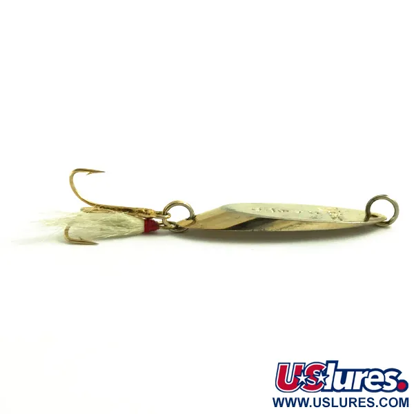 Weber MrChamp Vartiklė, Auksinė, 14g, Trišakis su Plunksnomis, #6068