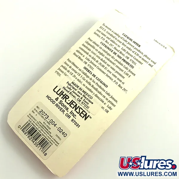 Luhr Jensen Tee Spoon Sukriukė, Žalia/Geltona, 14g, UV, #6069