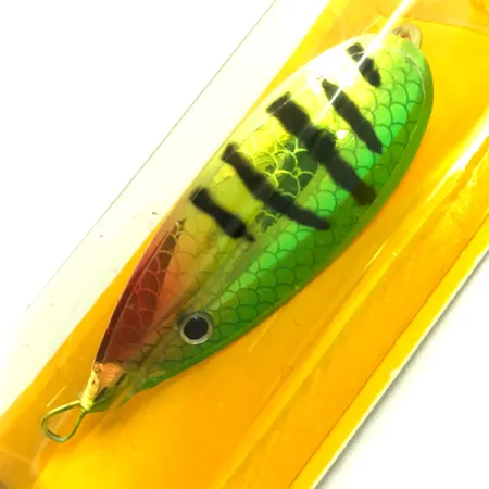 Johnson Weedless Silver Minnow Blizgė, Fire Tiger/Nikelis, 14g, #6308