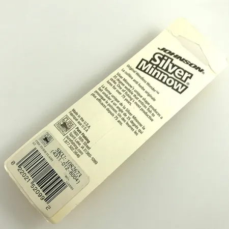 Johnson Weedless Silver Minnow Blizgė, Fire Tiger/Nikelis, 14g, #6308