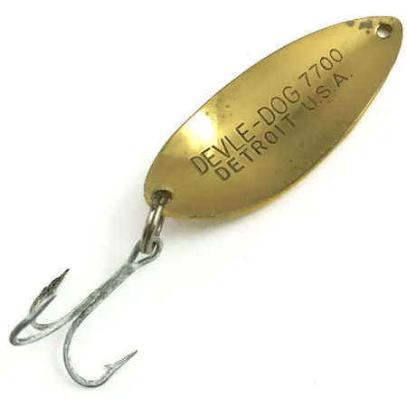 Dardevle Devle Dog 7700 Blizgė, Five of Diamonds, 14g, Žalvaris, #6073