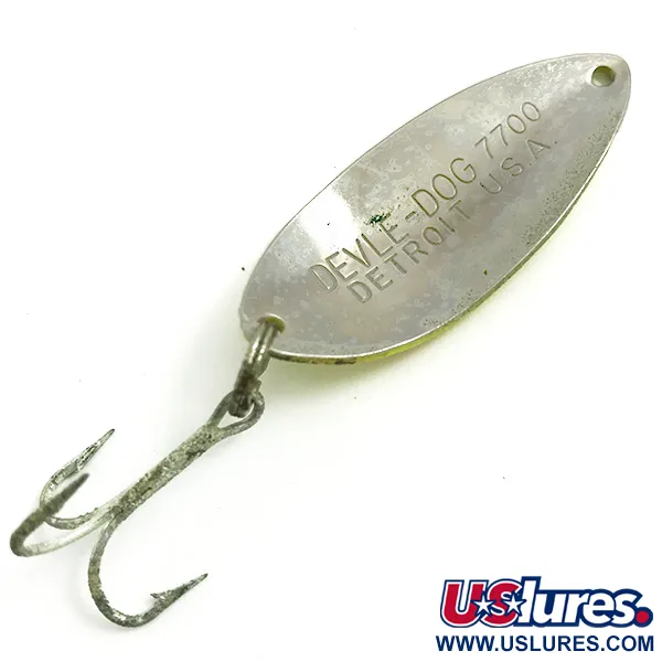 Dardevle Devle Dog 7700 UV Blizgė, Geltona/Raudona, 14g, UV, #6075