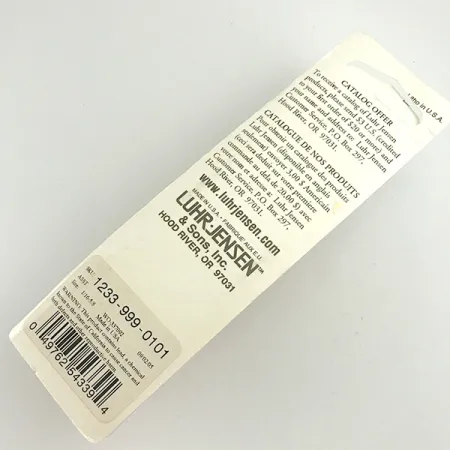 Luhr Jensen Krocodile Stubby Blizgė, Auksas/Raudona, 18g, #6086