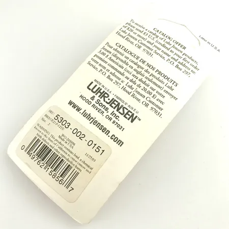 Luhr Jensen Loco 2 Blizgė, Auksinė, 7g, Kalta apdaila, #6100