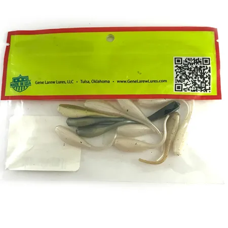 Bobby Garland Baby Shad Masalas, Balta/Pilka/Žalia, 5cm, UV, #6146