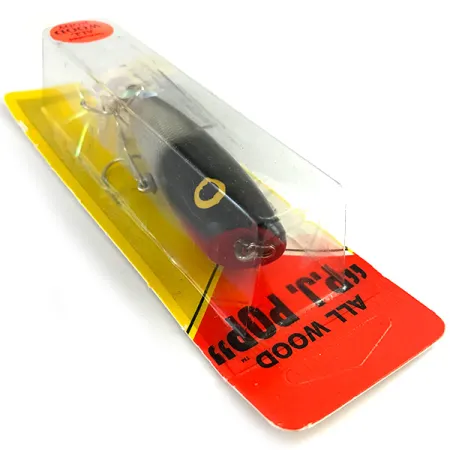 Luhr Jensen P.J.POP Medinis popperis, Sidabras / Juoda, 17g, #6151