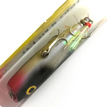 Luhr Jensen P.J.POP Medinis popperis, Sidabras / Juoda, 17g, #6151