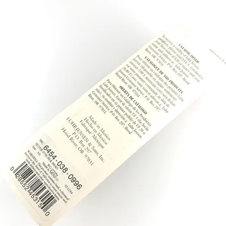 Luhr Jensen P.J.POP Medinis popperis, Sidabras / Juoda, 17g, #6151