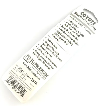 Luhr Jensen Coyote Spoon 5 Blizgė, Rainbow Trout, 17g, #6153