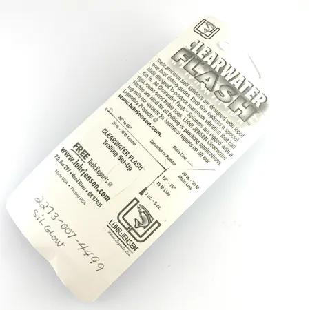 Luhr Jensen ClearWater Flash UV Sukrė, Sidabras, 7g, UV efektas, #6154