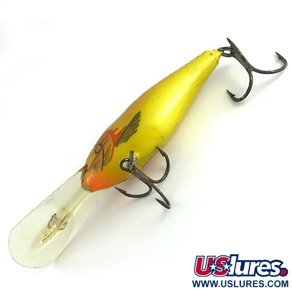 Rapala Risto Rap Vobleris, Yellow / Brown, 16g, Giluminis, #6163