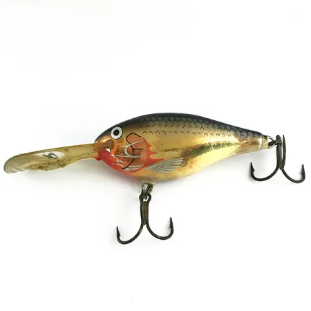 Vobleris RAPALA RISTO RAP, Auksinis/Juodas, 16g, Giluminis, #6164