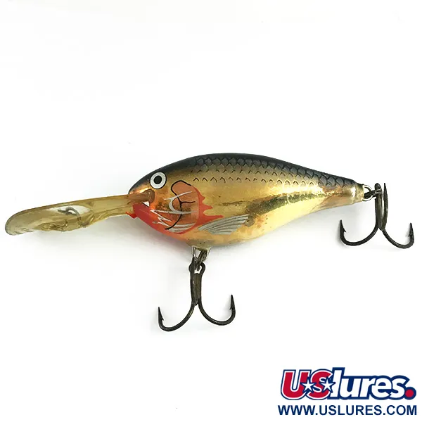 Vobleris RAPALA RISTO RAP, Auksinis/Juodas, 16g, Giluminis, #6164