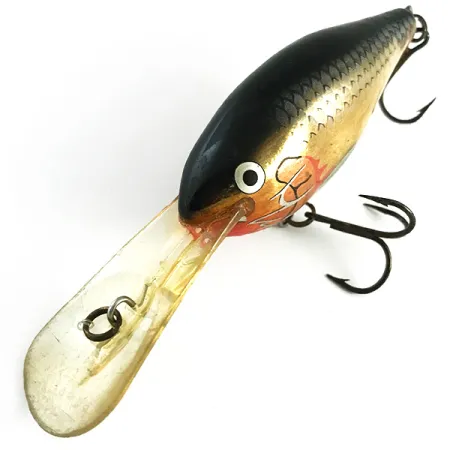 Vobleris RAPALA RISTO RAP, Auksinis/Juodas, 16g, Giluminis, #6164