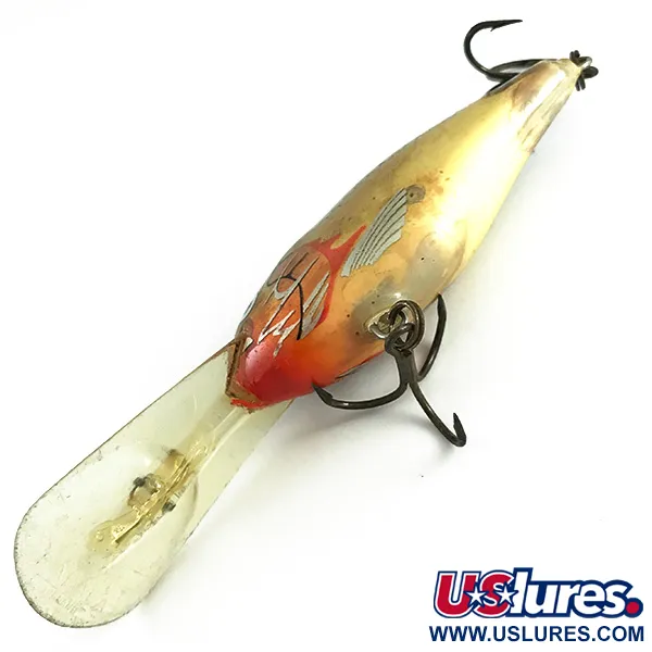 Vobleris RAPALA RISTO RAP, Auksinis/Juodas, 16g, Giluminis, #6164