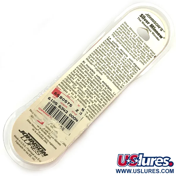 Johnson Silver Minnow Nežolėjanti Blizgė, Oranžinė/Žalia, 21g, #6192