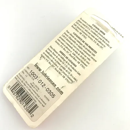 Luhr Jensen Krocodile Die #4 UV Blizgė, Nikelis/Raudona, 14g, UV, #6195