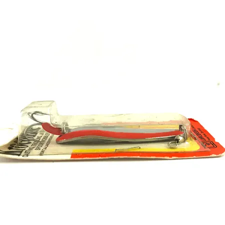 Luhr Jensen Krocodile Die #4 UV Blizgė, Nikelis/Raudona, 14g, UV, #6195