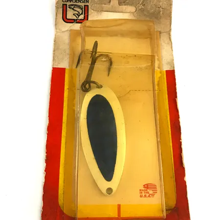 Luhr Jensen Krocodile Stubby Blisgė, Balta/Mėlyna, 24g, Kompaktiška, #6197