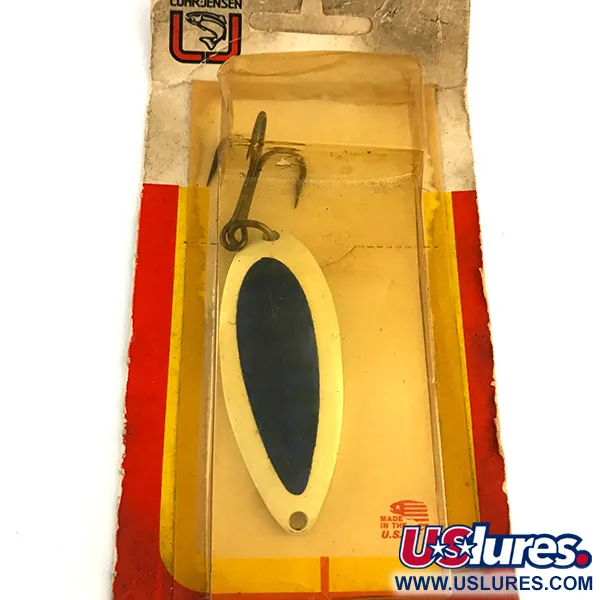 Luhr Jensen Krocodile Stubby Blisgė, Balta/Mėlyna, 24g, Kompaktiška, #6197