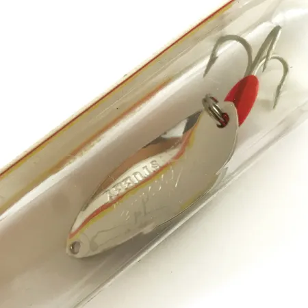 Luhr Jensen Krocodile Stubby Blizgė, Kaltas nikelis, 18g, #6221