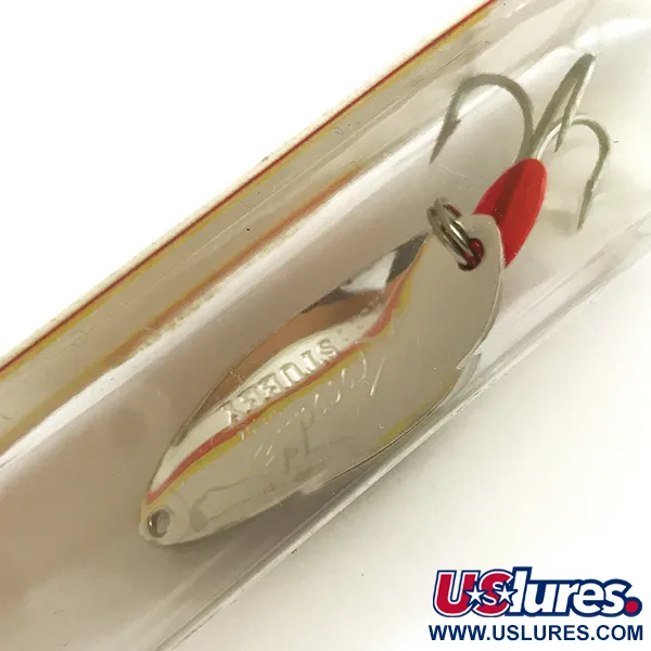 Luhr Jensen Krocodile Stubby Blizgė, Kaltas nikelis, 18g, #6221