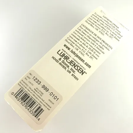 Luhr Jensen Krocodile Stubby Blizgė, Kaltas nikelis, 18g, #6221