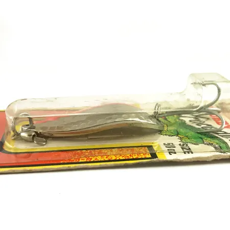 Blizgė Luhr Jensen Krocodile Stubby, Kaltas nikelis/Raudonas UV, 18g, #6222