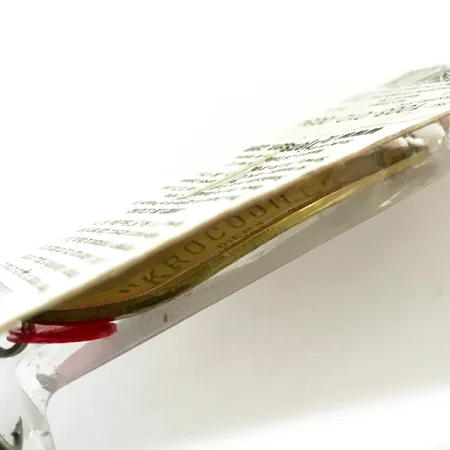 Luhr Jensen Krocodile Die #4 UV Blizgė, Žalvaris/UV Raudona, 14g, #6228