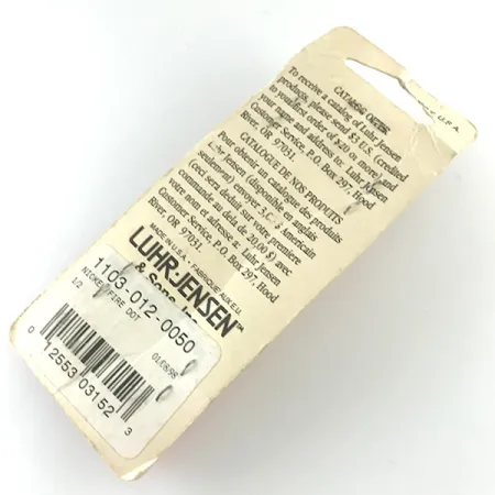 Luhr Jensen Les Davis Hotrod Blizgė, Nickel/Red Dot UV, 14g, #6229