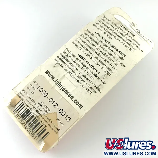 Luhr Jensen Krocodile Die #4 Vartiklė, Nikelis, 14g, Tolimas metimas, #6230