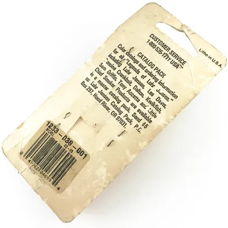 Luhr Jensen Pro Wobbler Blizgė, Auksinė, 11g, Vintage OVP, #6232