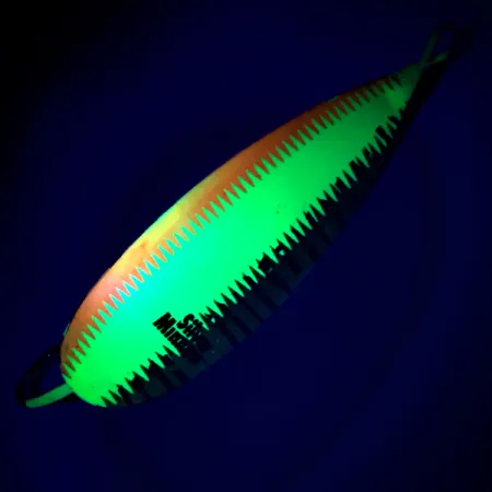 Johnson Silver Minnow UV Blizgė, Oranžinė/Žalia, 21g, UV, #6237