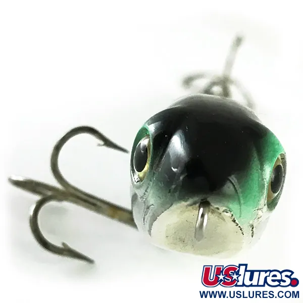 Bass Pro Shops XTS Pencil Plug Paviršinis, Pilka/Žalia, 14g, #6240