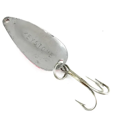 Keystone Vartiklė, Raudona/Balta/Nikelis, 5,5g, Įstriži Dryžiai, #6245