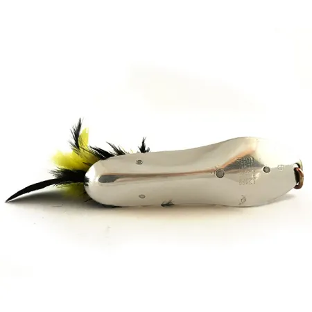 Pflueger Chum Blizgė, Nikelis/Juoda/Geltona, 28g, Su apsauga, #6293