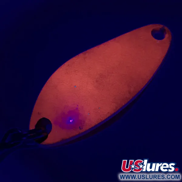 Luhr Jensen Krocodile Stubby UV Blizgė, Red UV Glow, 7g, UV-Glow, #6350
