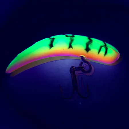 Yakima Bait FlatFish F4 UV Vobleris, Fire Tiger, 1.7g, UV, #6361