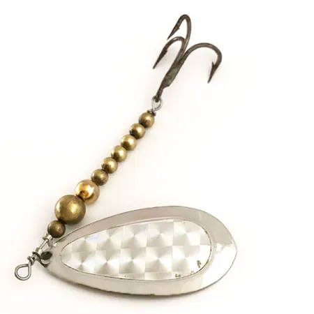 Luhr Jensen Mounti Sukrė, Žalvaris / Nikelis, 10g, Languotas Raštas, #6368