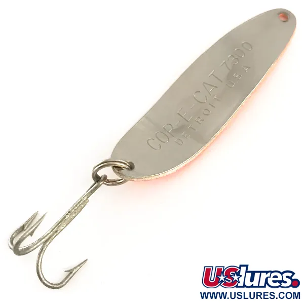 Blizgė Dardevle Cop-E-Cat 7300 Glow, Oranžinė/Kreminė, 10g, #6376