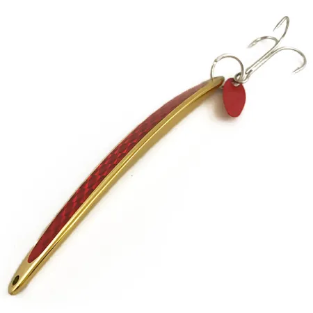 Bay de Noc Swedish Pimple Blizgė, Auksinė/Raudona, 40g, Korys, #6402