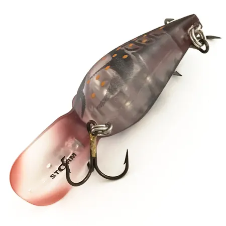 Storm Wiggle Wart Phantom Vobleris, Tamsiai raudona, 11g, Giluminis, #6416