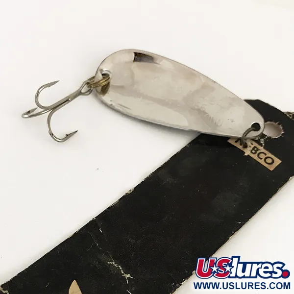 Nebco FlashBait 266 Blizgė, Balta, Juoda, Nikelis, 10g, Vintage, #6421