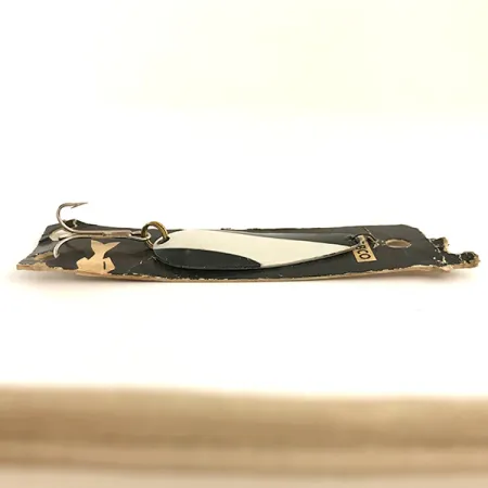 Nebco FlashBait 266 Blizgė, Balta, Juoda, Nikelis, 10g, Vintage, #6421