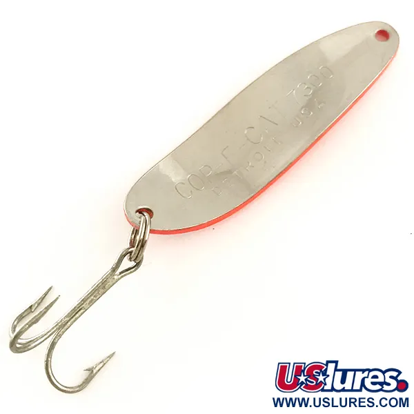 Dardevle Cop-E-Cat 7300 UV Blizgė, Raudona/Juoda/Nikelis, 10g, UV, #6436